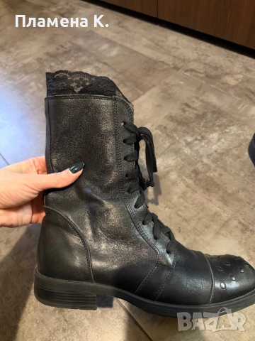 чизми Зара , снимка 5 - Дамски ботуши - 52727547