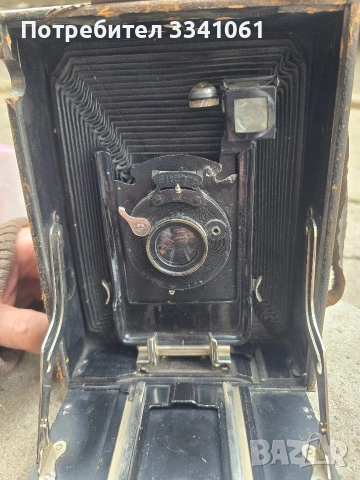 Стар немски мехов фотоапарат , снимка 6 - Колекции - 54233026