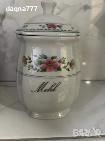 Vtg Порцеланов буркан немски, снимка 6 - Антикварни и старинни предмети - 53893091