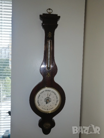 Немски барометър и термометър , снимка 2 - Други ценни предмети - 52012593