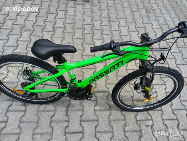 PASSATI Алуминиев велосипед 24" ALUMINIUM зелен, снимка 7 - Велосипеди - 53839225
