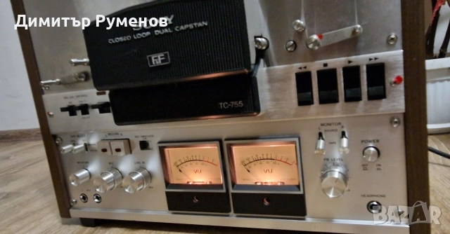 Ролков магнетофон Sony TC755, снимка 6 - Декове - 52793817