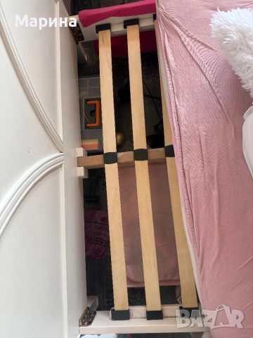 Детски спален комплект-Гардероб,легло,бюро и скрин, снимка 11 - Мебели за детската стая - 53847234