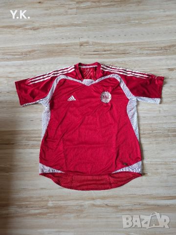 Оригинална мъжка тениска Adidas Climacool x Denmark National Football Team / Season 04 (Home), снимка 1 - Тениски - 46806298