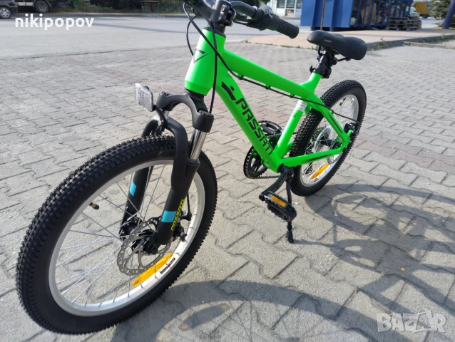 PASSATI Алуминиев велосипед 20" ALUMINIUM зелен, снимка 5 - Велосипеди - 53838784