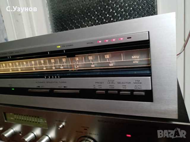 Kenwood Trio KT-413  - тунер, снимка 5 - Ресийвъри, усилватели, смесителни пултове - 52102171