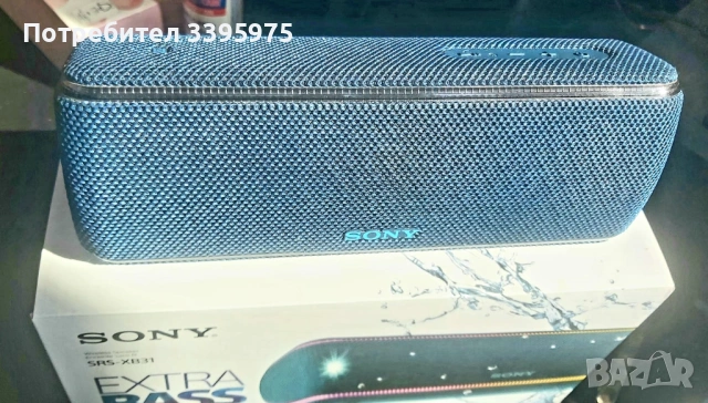Портативна Bluetooth колонка Sony SRS-XB31 EXTRA BASS, снимка 3 - Тонколони - 53645935