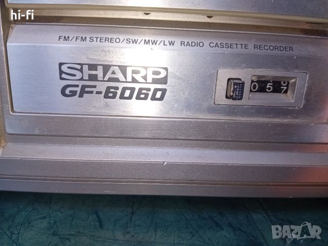 Радиокасетофон sharp gf 6060, снимка 2 - Радиокасетофони, транзистори - 46412157