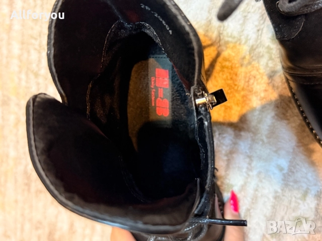 Нови! Кожени боти размер 38 , снимка 4 - Дамски боти - 52665834