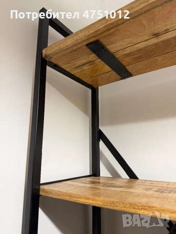 Модерна етажерка от мангово дърво, снимка 2 - Етажерки - 53937534