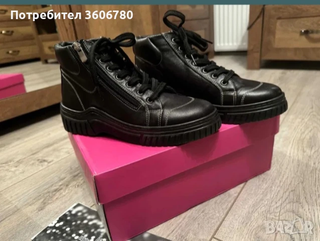 Дамски боти от естествена кожа , снимка 6 - Дамски боти - 51103806