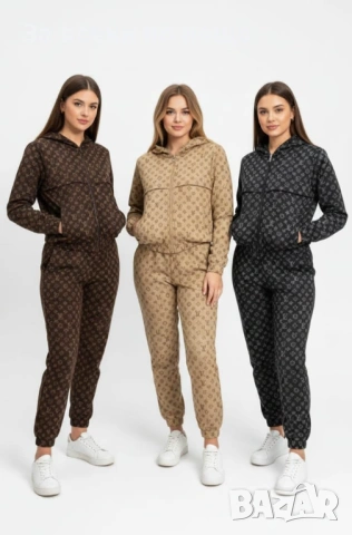 Louis Vuitton Спортен Комплект🔝Дамски Спортен Екип Гучи - 3 Цвята Код Bal Style35
