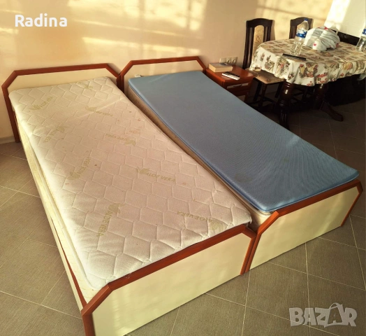 Продавам легла с матраци, снимка 3 - Спални и легла - 53638022