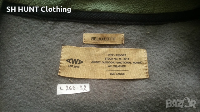 AWA OUTDOOR HALF ZIP POLAR Fleece размер L поларена горница - 2099, снимка 14 - Екипировка - 53458317