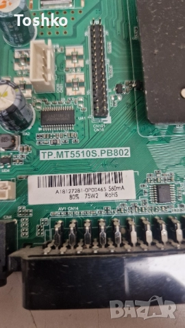 ARIELLI LED-43DN6A7 SMART MAIN BOARD TP.MT5510S.PB802 TCON BOARD HV430FHB-N10 PANEL HV430FHB-N10, снимка 2 - Части и Платки - 52011874