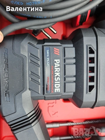 Перфоратор Parkside Performance PPHB 1050 A1, 4.1 J .Чисто нов, снимка 9 - Перфоратори - 54117602