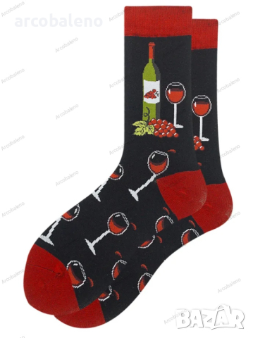 Мъжки чорапи със забавен модел от 5 чифта, 3цвята , снимка 4 - Мъжки чорапи - 45067498