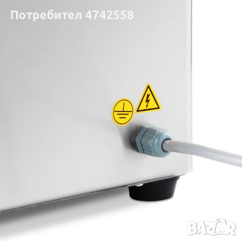 Професионална полираща машина за чаши с подгряван въздушен поток – до 360 чаши/час, снимка 4 - Обзавеждане на кухня - 53983437