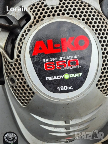 Бензинова косачка"AL-KO" с кош (190cc), снимка 6 - Градинска техника - 53675850