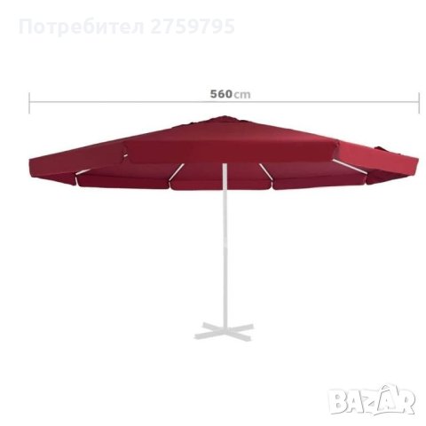 Градински чадъри 2..60/2.60см., снимка 2 - Градински мебели, декорация  - 45616157
