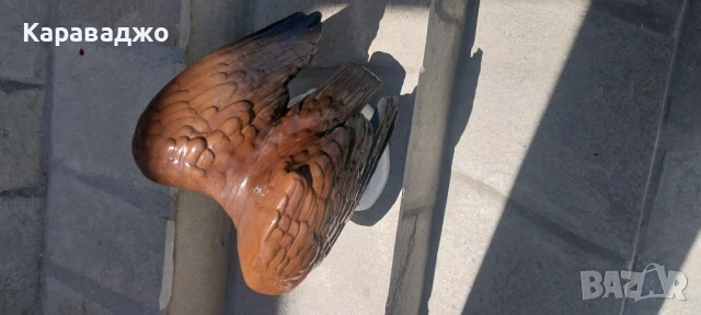 Голям Порцеланов Орел, снимка 6 - Статуетки - 50527604