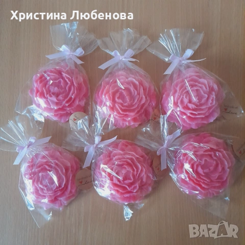 Стилни сапунени цветя, снимка 13 - Други - 42050377