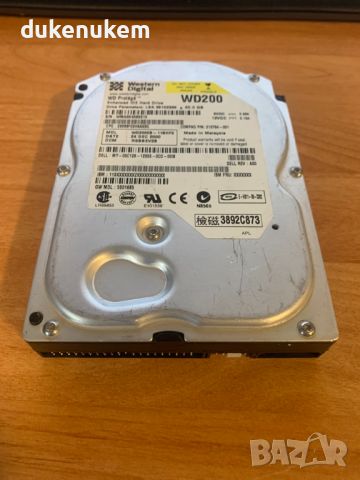 Твърд диск HDD 20GB Western Digital WD WD200EB IDE 2MB, снимка 1 - Твърди дискове - 45809561
