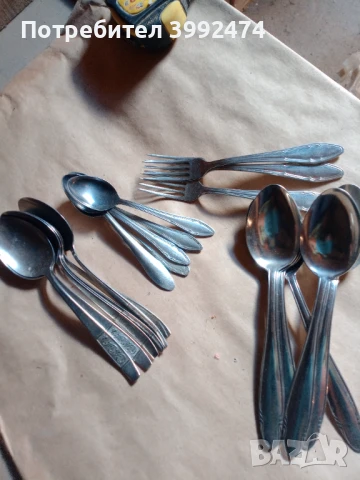Стари вилици и льжици, снимка 5 - Антикварни и старинни предмети - 50996084