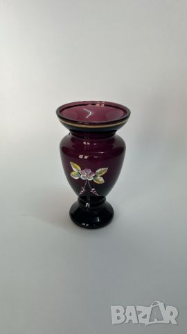 Кристална малка ваза Bohemia, снимка 2 - Вази - 46439528