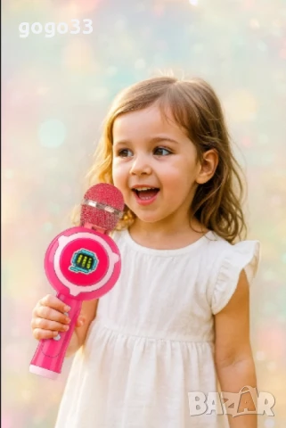 Безжичен детски караоке микрофон, снимка 3 - Музикални играчки - 50787272