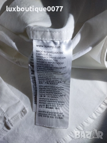 Чисто нова без етикет мъжка риза Tommy Jeans Oxford M, снимка 5 - Ризи - 51636487