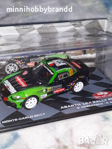 Abarth 124 Rally RGT  Toyota Celica Turbo 4WD  Rally Monte Carlo 1.43 Eaglemoss. Top Models., снимка 10 - Колекции - 46703928