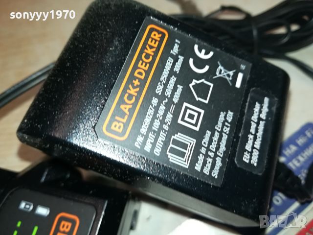 BLACK+DECKER BATTERY CHARGER 8-20V  1104241318, снимка 3 - Винтоверти - 45220359