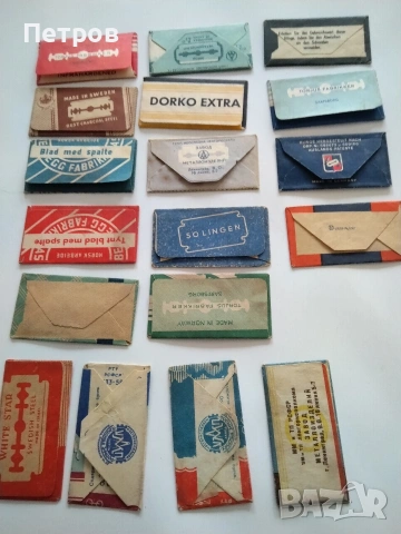 Продавам малка колекция от стари ножчета за бръснене от 1960г., снимка 6 - Колекции - 53482251