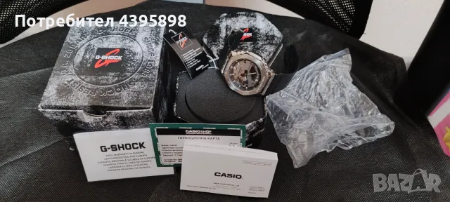 Часовник casio g-shock gm-2100-1aer, снимка 2 - Мъжки - 49225526