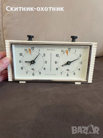 Винтидж шахматен часовник, снимка 3 - Антикварни и старинни предмети - 53253540