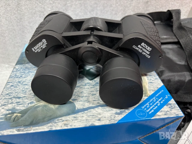 НОВ! Руски Бинокъл Baigish БПЦ5 80x80M, снимка 5 - Екипировка - 53629196