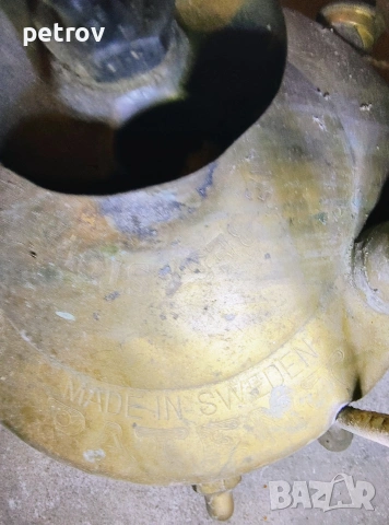 Месингов бензинов котлон.PRIMUS, снимка 3 - Антикварни и старинни предмети - 53235887