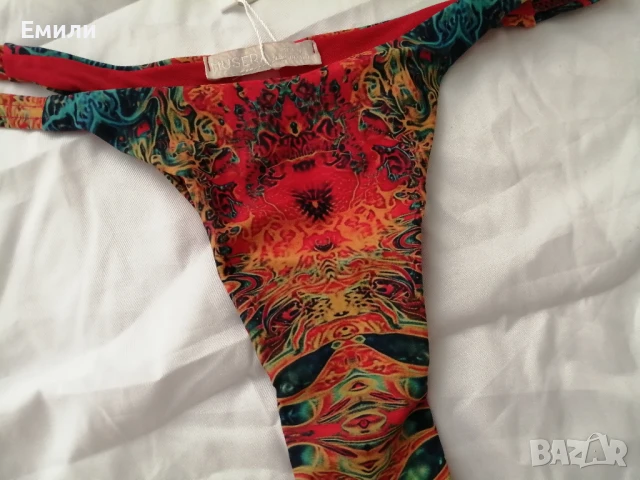 S, M, L нов комплект цветен дамски бански от две части psychedelic, снимка 14 - Бански костюми - 51076707