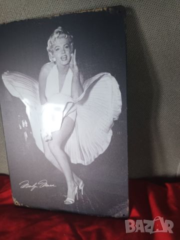 Marilyn Monroe-метална табела(плакет), снимка 3 - Декорация за дома - 45759222