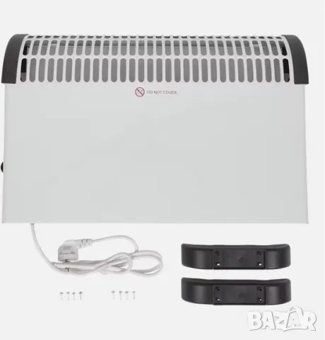 Конвектор Alpina - 3 степени - 750/1250/2000 вата - преносим - бял, снимка 3 - Отоплителни печки - 50163639