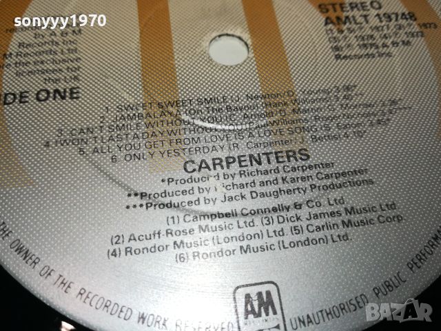 SOLD-THE CARPENTERS-ВНОС ENGLAND 1805241700, снимка 17 - Грамофонни плочи - 45795575