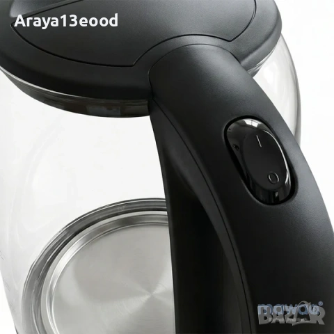 mawaa® Стъклена електрическа кана, 1.7 литра, 2200 W, снимка 5 - Кани - 53734563