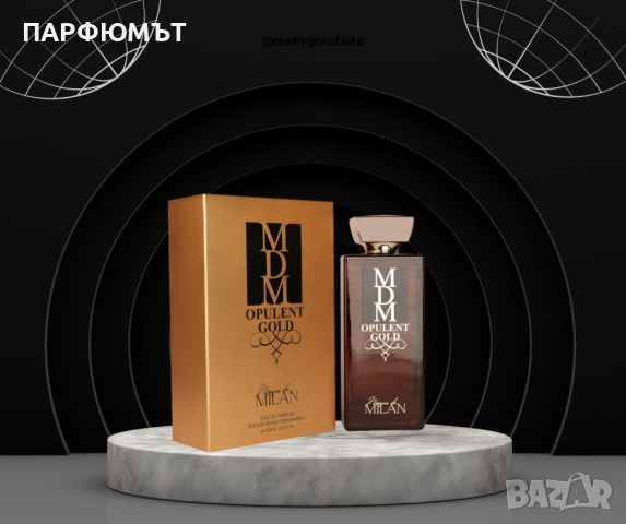 Мъжки Парфюм  MDM Opulent Gold Eau de parfum 100ml, снимка 4 - Мъжки парфюми - 46806386