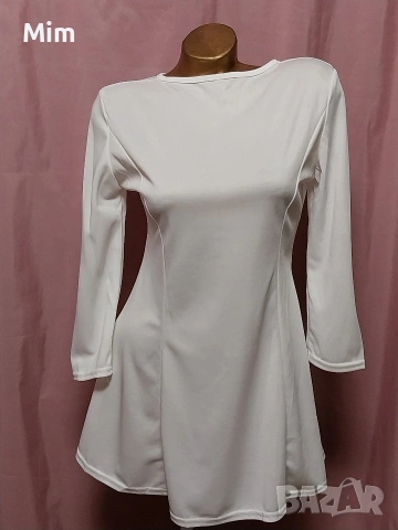 S Черна, бяла рокля и бяло сако, снимка 7 - Рокли - 53853600