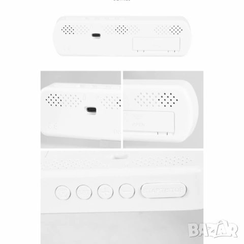 Многофункционален цифров будилник с LED таймер, снимка 2 - Други стоки за дома - 53044584