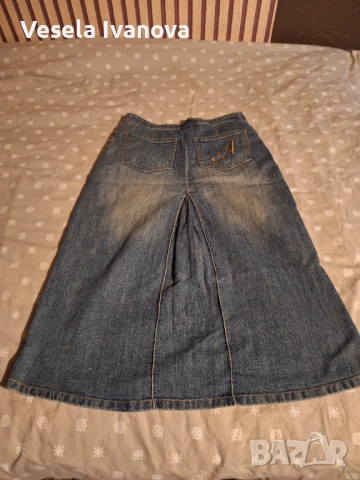 Дамска  дънкови пола, снимка 2 - Поли - 54265757