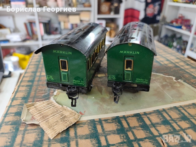 Механична играчка влак влакче Германия Marklin 880/2, снимка 14 - Колекции - 53958340
