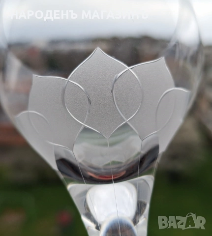 ROSENTHAL - Немски кристал кристални чаши ракия вино 3 вида чаши сервиз , снимка 8 - Други ценни предмети - 54031367