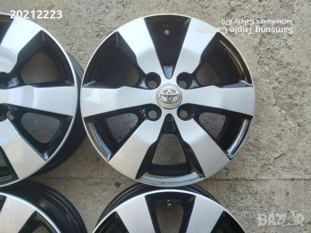 4 броя алуминиеви джанти за Тоyota Aygo 14, снимка 8 - Гуми и джанти - 50525142